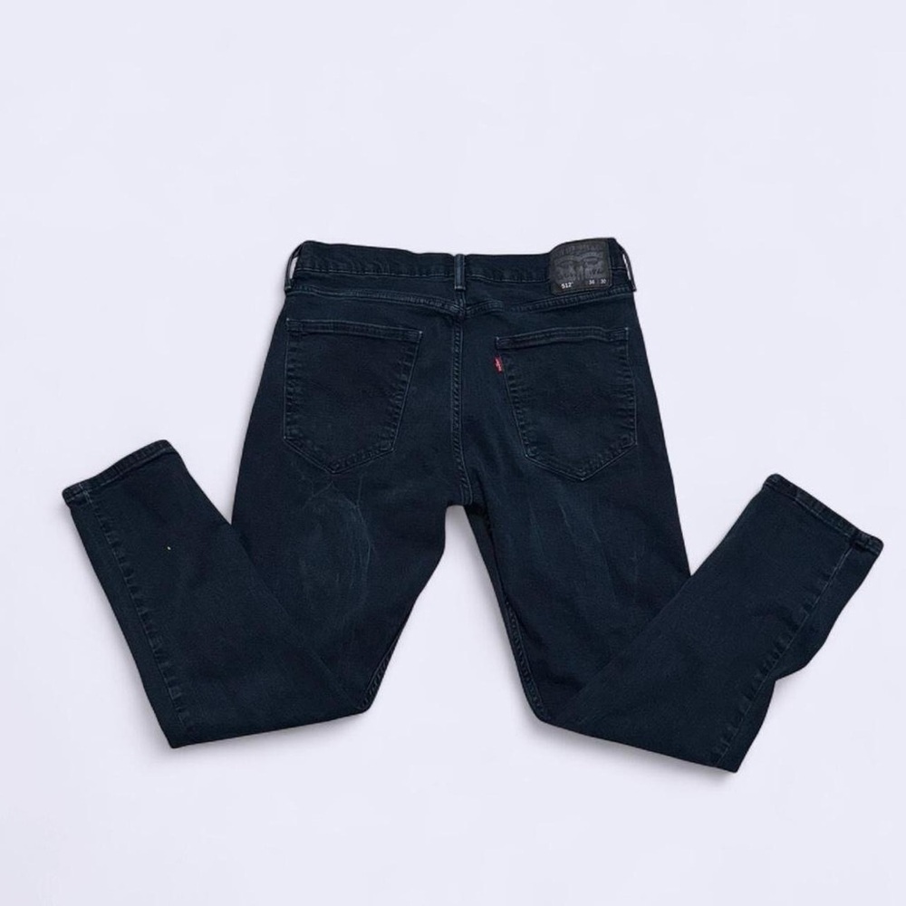 Levi’s 512 Slim Taper Black Jeans Men’s 36x30 Denim Casual Everyday
